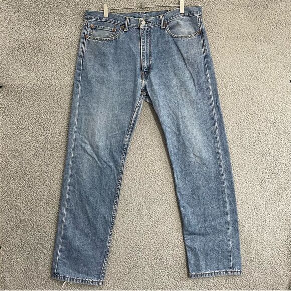 Levi's Other - Levi's‎ 505 Jeans Men 38x33 Blue Medium Wash Straight Denim